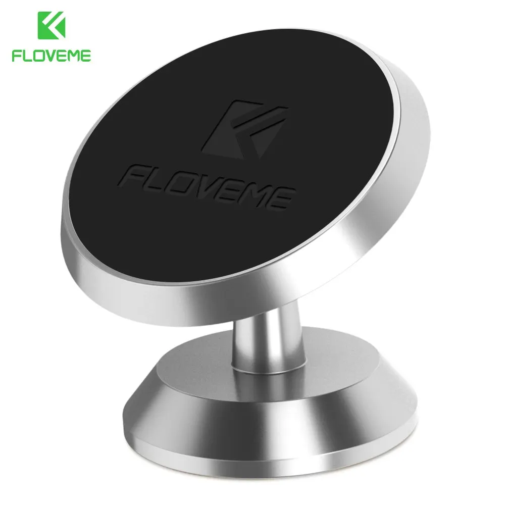 Silver Type 2 Магнитный автомобильный держатель для телефона FLOVEME для iPhone X 3 типа, магнитный держатель-подставка для телефона в автомобиле, держатель для Xiaomi Redmi Note7 - Цвет: Silver Type 2