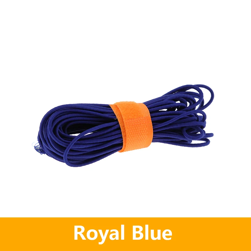 Royal Blue 10 м диаметр около 2,8 мм цветная высокоэластичная резиновая веревка - Цвет: Royal Blue