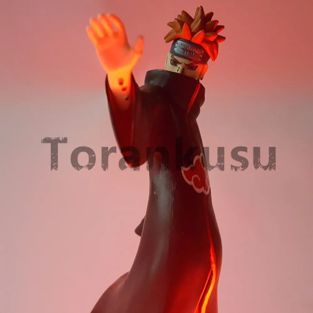 Наруто фигурка боль светодиодный светильник база ПВХ модель игрушки Аниме Uzumaki Наруто Shippuden фигурка боль набор