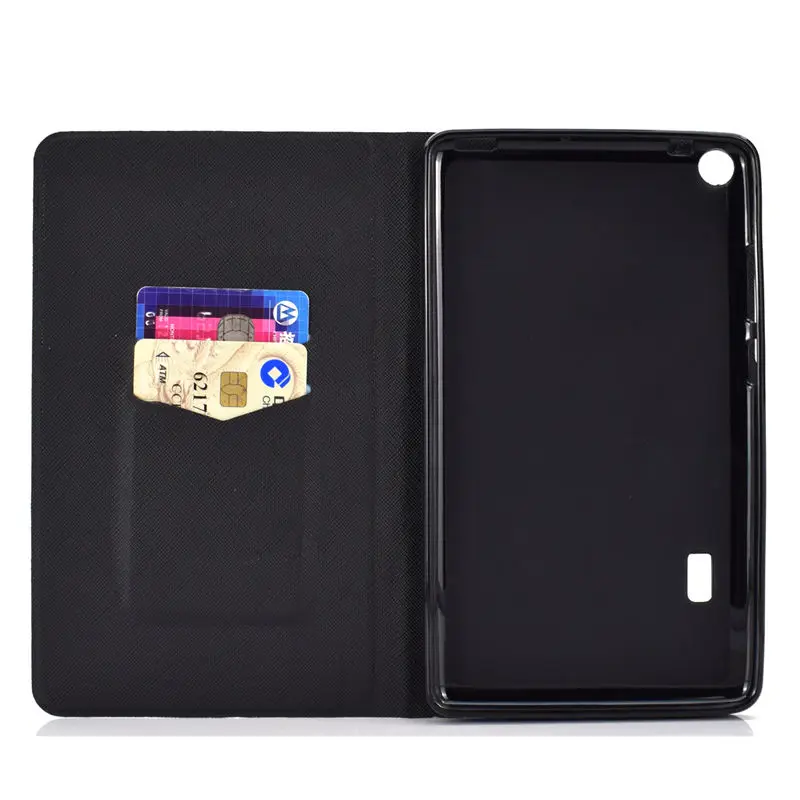 Чехол с милым котом для huawei MediaPad T3 7,0 BG2-W09 чехол Funda силиконовый чехол из искусственной кожи с подставкой для Honor Play Pad 2 7,0+ подарок