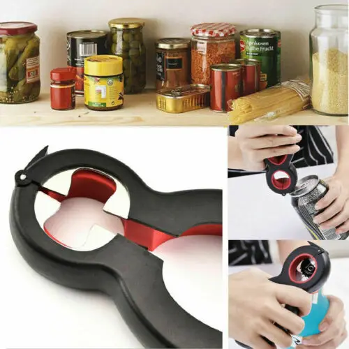 Multi-Tool 6 in 1 Bottle Openers Soda Soup Can Jelly Jar Opener Twist off Remover Dining Bar Tool | Дом и сад