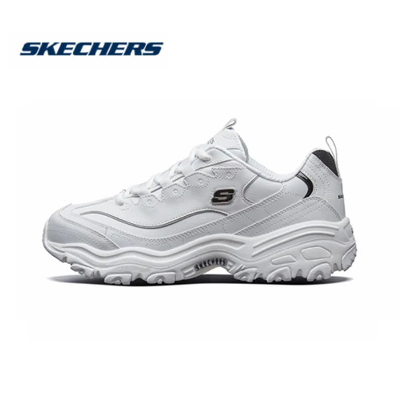 Мужские кроссовки на плоской подошве Skechers Повседневная дышащая Уличная обувь