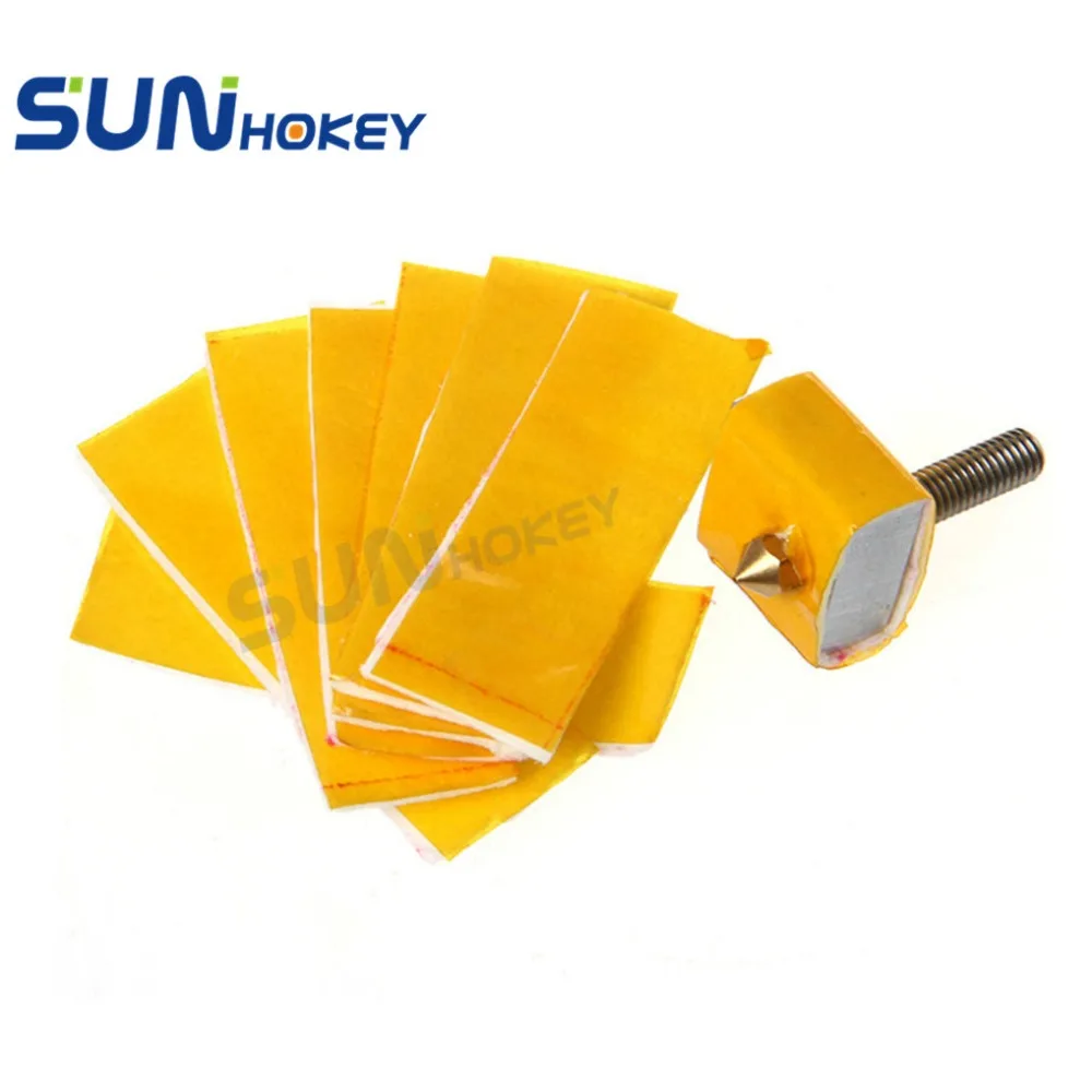 10pcs/lot 3d printer parts 3D heating block insulation cotton for Ultimaker/Makerbot 70*20*3mm|heating cotton|3d blockheating |