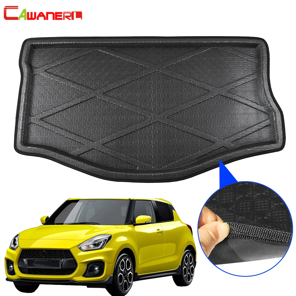 Cawanerl Автомобильный задний коврик для багажника поднос напольных ботинок багажа