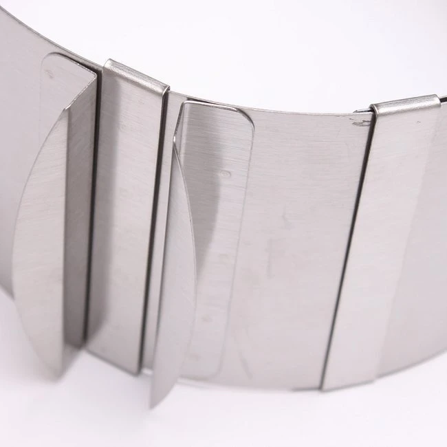 1 шт. размер из нержавеющей стали регулируемый круг мусс кольцо 16-32 см Выдвижная