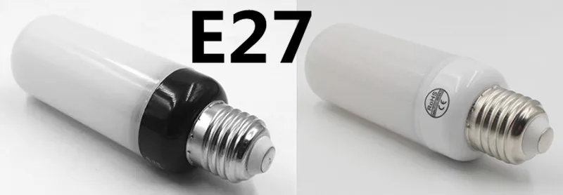E27 E26 E14 Светодиодный светильник с эффектом пламени 7 Вт 9 Вт 2835SMD мерцающий декоративный светильник с 3 режимами+ датчик гравитации AC85-265V