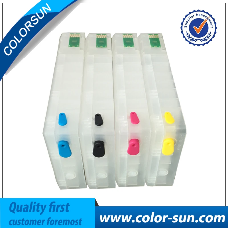 4 шт. многоразовый картридж для принтера EPSON Pro WF 5110 5190 5620 5690 с чипом ARC T7901 T7911|ink