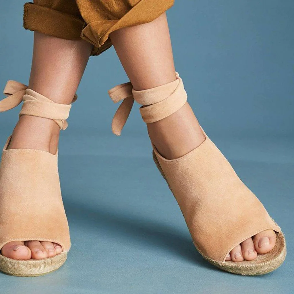 Лето 2019 г. хит продаж однотонные сандалии для отдыха на Высоком толстом каблуке