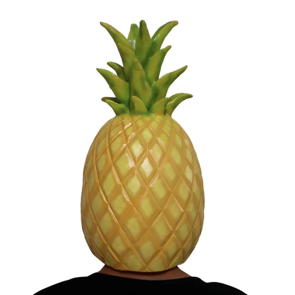 Halloween Toys Jokes Adult Latex Pineapple Face Mask 38CM Horror Party Child Scary | Игрушки и хобби