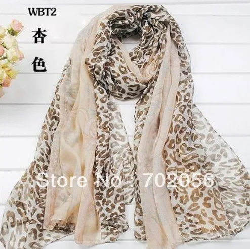 Вуаль Леопардовый пляжный саронг Шаль Шарф обертывания 180*100 см Смешанные цвета 10