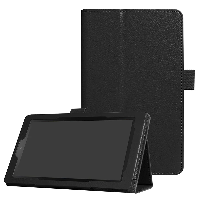 DyGod для Amazon Kindle Fire 7 2017 5 2015 0 дюймов планшет чехол Tri-fold кронштейн флип стоять против