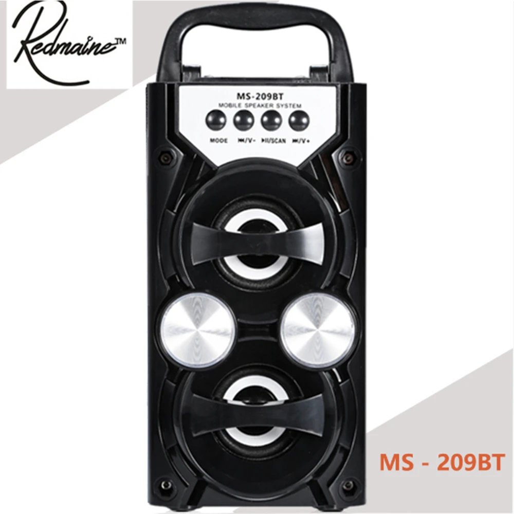 Redmaine MS 209BT Портативный высокое Мощность Выход fm Радио Беспроводной Bluetooth Динамик