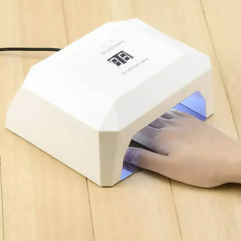 NOOSION Diamond UV Led Nail Lamp 36W Digital Display Double For All Gel Polish LED Smart Dryer Machine lampe uv ongle | Красота и