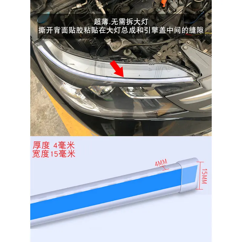Указатели поворосветильник 30 см 45 60 70 + дневные ходовые огни для mercedes c209 w414 w639 w638