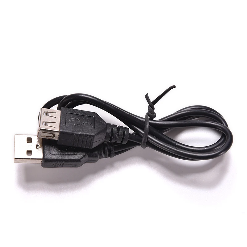 1 шт. черный USB 2 0 A штекер к гнезду кабель удлинитель 50 см для зарядки данных шнур