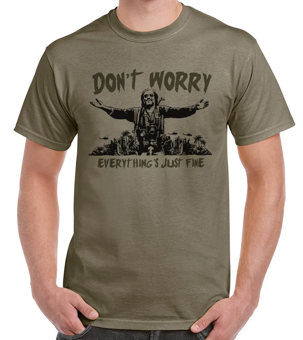 Модная футболка 2019 года Мужская с забавным принтом Не волнуйтесь все просто