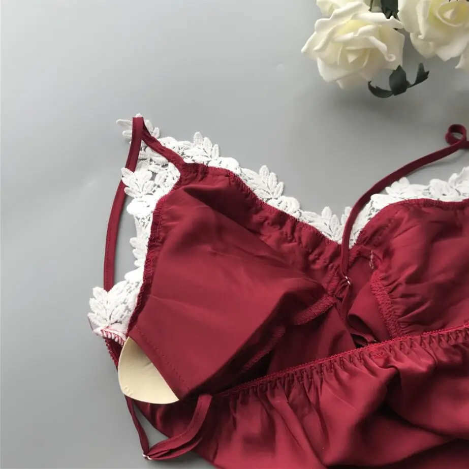

2 piece set Summer Shorts Sleep Lounge Pajama Set Sexy Satin Sleepwear Women Pyjama Femme Solid Pajamas Women with Chest Pad 953