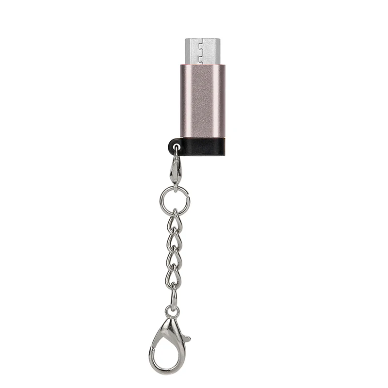 Кабель адаптер Micro USB переходник с папа на iPhone женский для передачи данных OTG