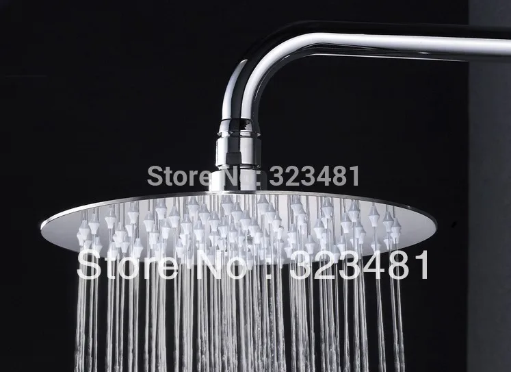 a Stainless steel Shower head Ultra thin 8 inch round rainfall showerhead high pressure chuveiro free shipping|shipping poultry|shipping