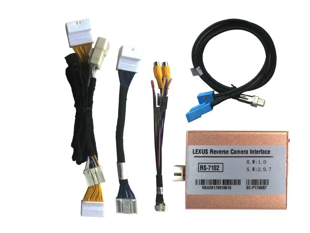 

car reverse camera interface with Guide lines for Lexus