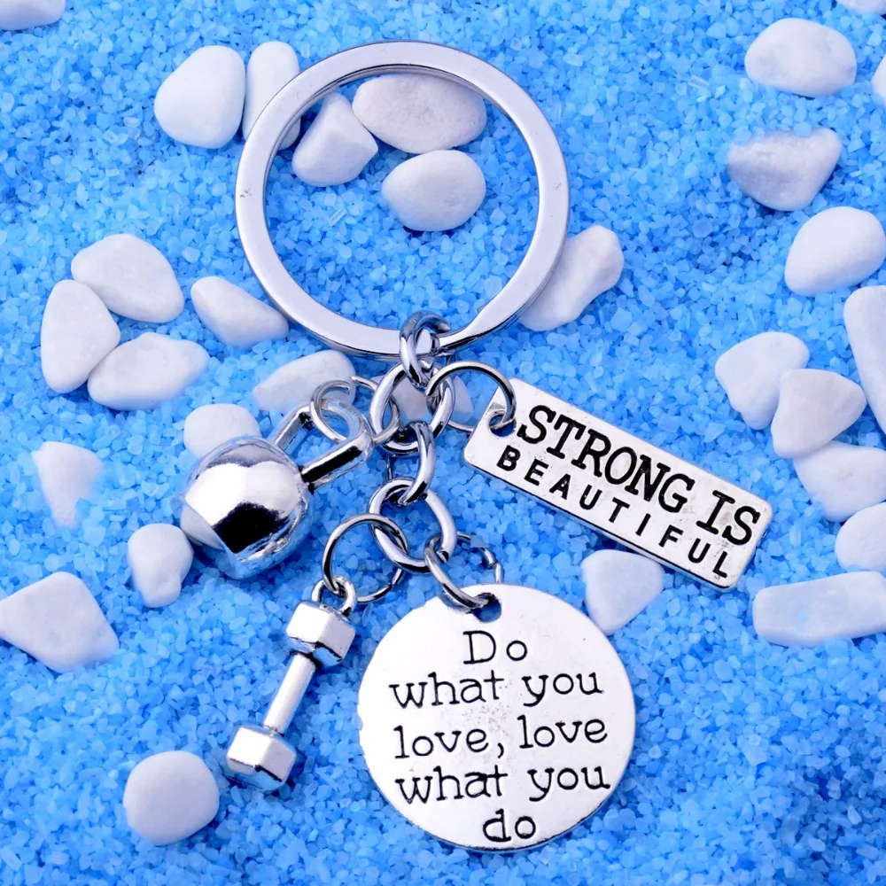 Do What You Love What You Do брелок для ключей путешественник медсестры доктор Спорт фитнес тяжелая атлетика Брелок Подарки для женщин и мужчин брелок