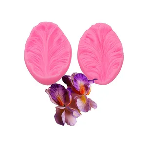 Силиконовая форма для ручной работы с листьями и тиснеными лепестками, силиконовая форма для ручной работы, шоколадная форма для торта, десерт, декоративная форма кухонный инструмент для выпечки сделай сам