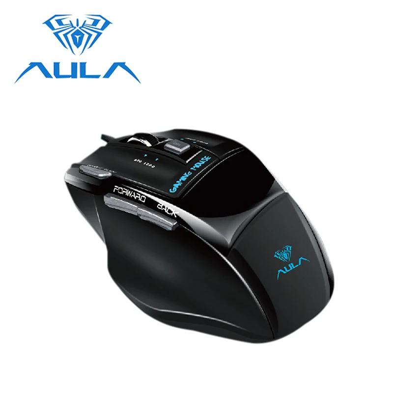 AULA игровая мышь профессиональная эргономичная usb проводная 7 клавиш 3500 dpi RGB