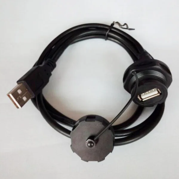USB 2 0 водонепроницаемый разъем IP67 IP 67 Удлинительный кабель с разъемом USB2.0 1 м 3 фута