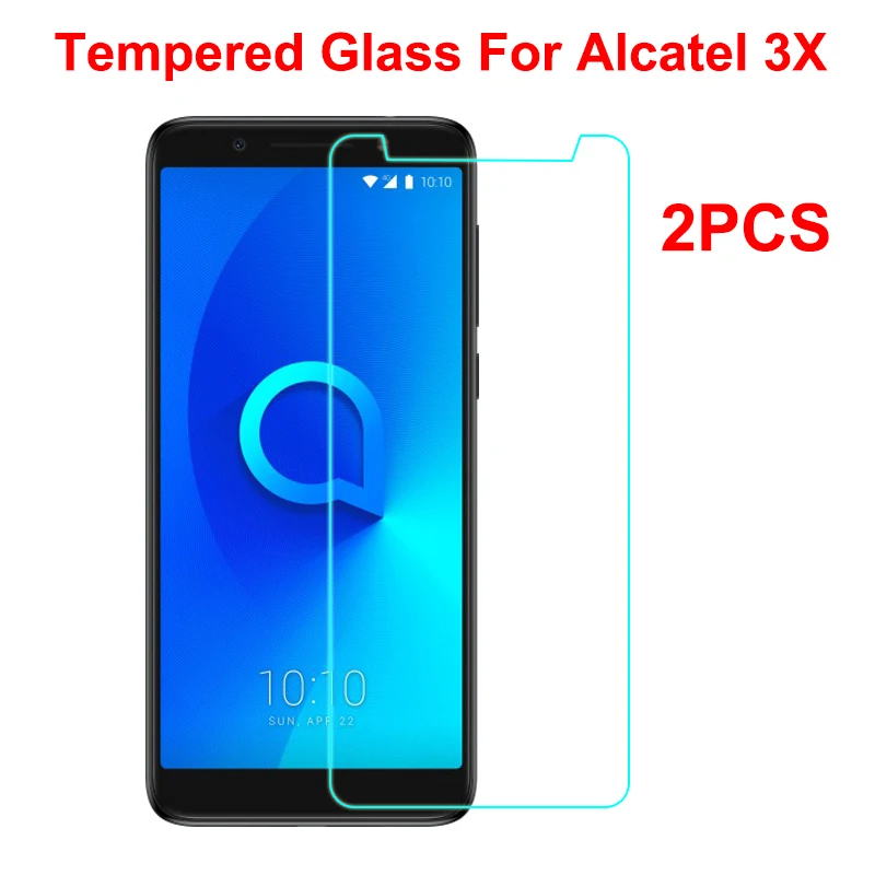 2 шт./лот для Alcatel 3X Защитная пленка экрана из закаленного стекла 5 7 дюйма 9H 2.5D