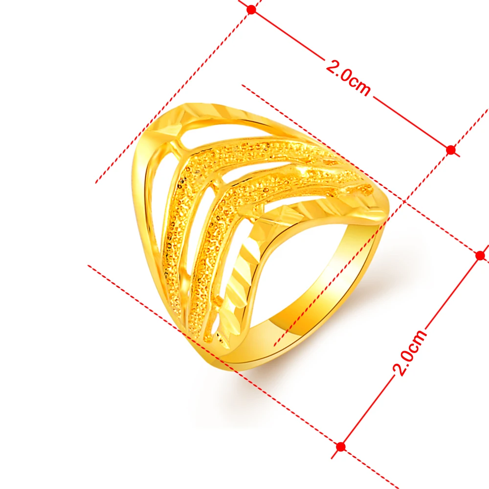 Лидер продаж модные трехрядные Многослойные кольца в стиле ретро Золотое кольцо