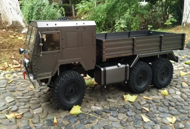 Новые Военные металлические 6X6 6 колеса 6WD грузовик 1/12 Масштаб RC рама и тело для кросс MC6A MC6B MC6C 6X6 гусеничный грузовик