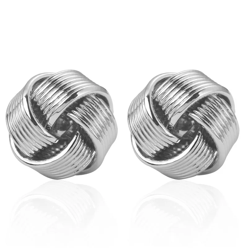 KC Высокое качество Новые рубашки мужские серебристые многожильные Запонки