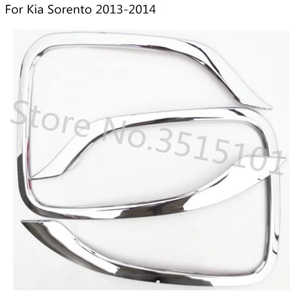 Передняя противотуманная фара для Kia Sorento 2013 2014|trim cover|hood trimabs chrome |