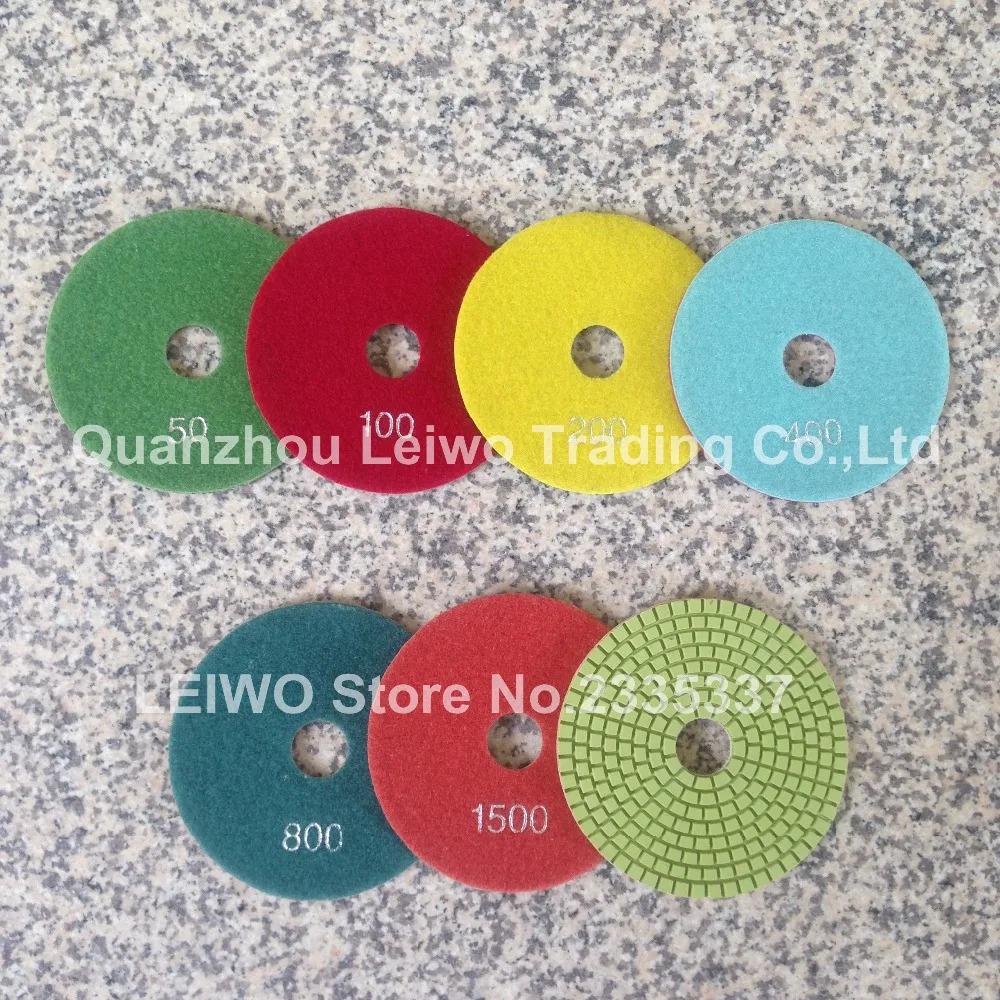 Гранитная полировальная площадка 5 дюймов влажные Алмазные полировальные