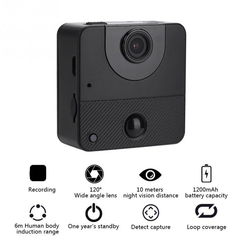 Full HD1080P цветное ночное видение беспроводной Wi-Fi удаленный мониторинг мини-камера