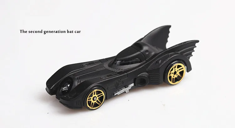 6 шт литья под давлением Модель автомобиля игрушки 1: 64 Темный рыцарь Batman Batmobile автомобиля модели игрушки с дистанционным управлением, брелок для автомобильных ключей, Diecast подарок модели игрушки для Для детей