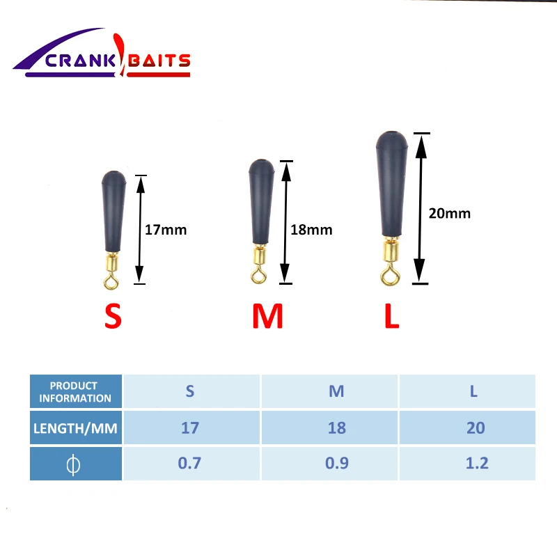Кривошип приманки 30 шт./лот рыболовные снасти блок вращения поплавок отдых дрейф