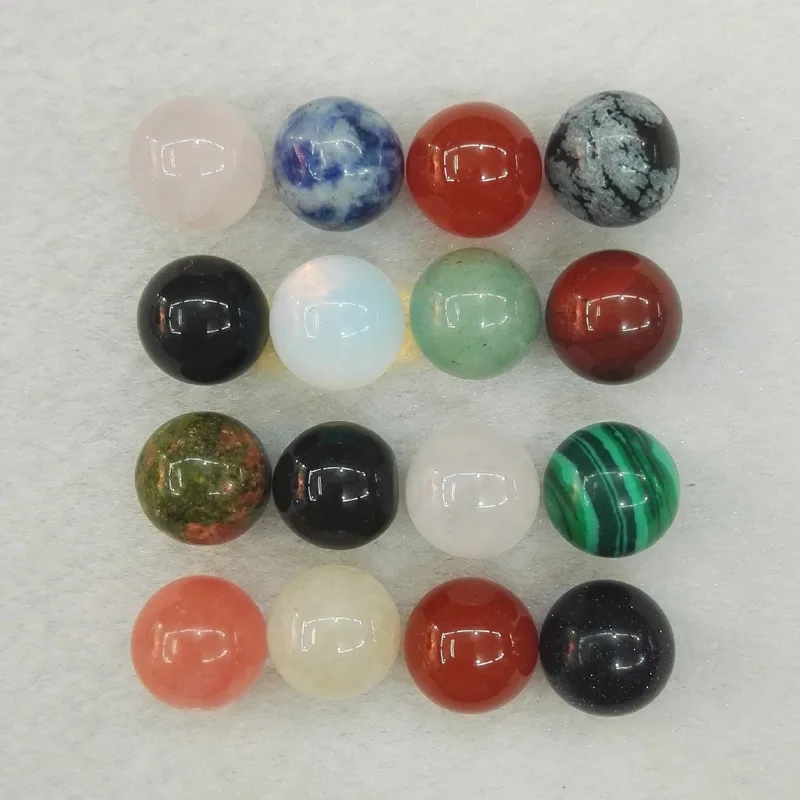 Оптовая продажа бусины в виде Соединенных шариков 50 шт. каменные шарики 10 мм для