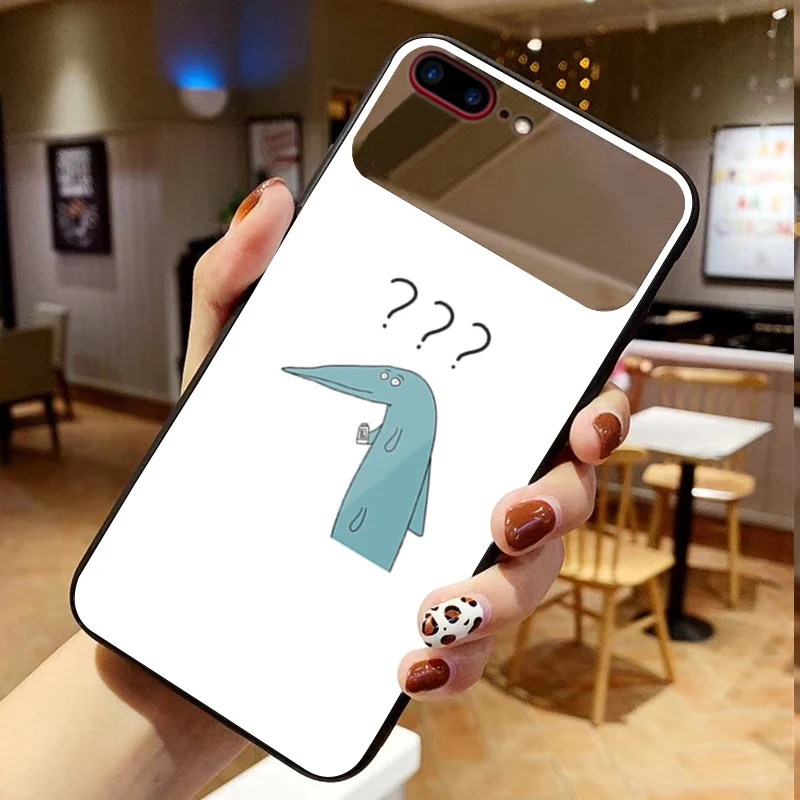 Модные Роскошные Зеркало вспышка модные чехол для iPhone 7 Plus мягкая прозрачная