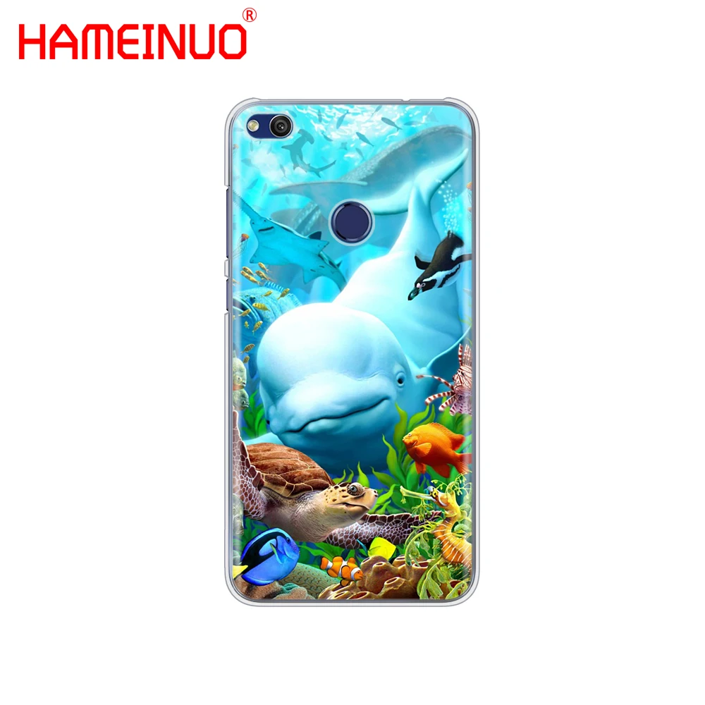 Hameinuo Ocean Дельфин танец и прыжки крышка телефона чехол для Huawei Ascend P7 P8 P9 P10 P20 Lite Plus Pro g9 G8 G7 - Цвет: 40105