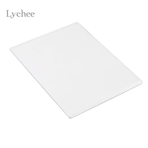 Lychee Life, 1 шт., прозрачный адаптер для ремесла, пластина, сменная платформа для вырезания, скрапбукинг, тиснение, изготовление открыток