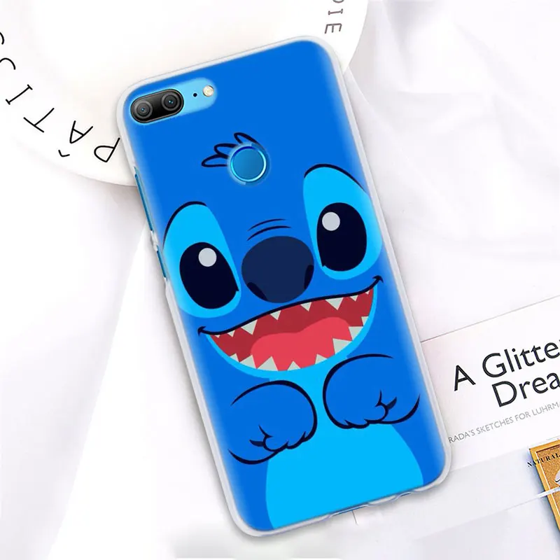 Милый чехол для телефона Lilo Stitch для huawei Honor 8X 8A Pro 8C 8S 9 10 Lite 20i Honor Play Y7 Y9 чехол