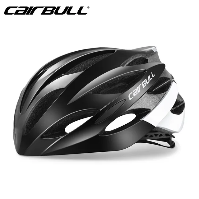 black white Cairbull велосипедный шлем PC+ EPS интегрированный Литой Сверхлегкий дышащий Удобный MTB дорожный защитный шлем для велосипеда Casco Ciclismo - Цвет: black white