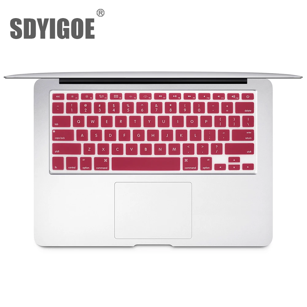 Чехол для клавиатуры ноутбука macbook air 13 дюймов модель A1466 A1369 U.S. Edition США английская