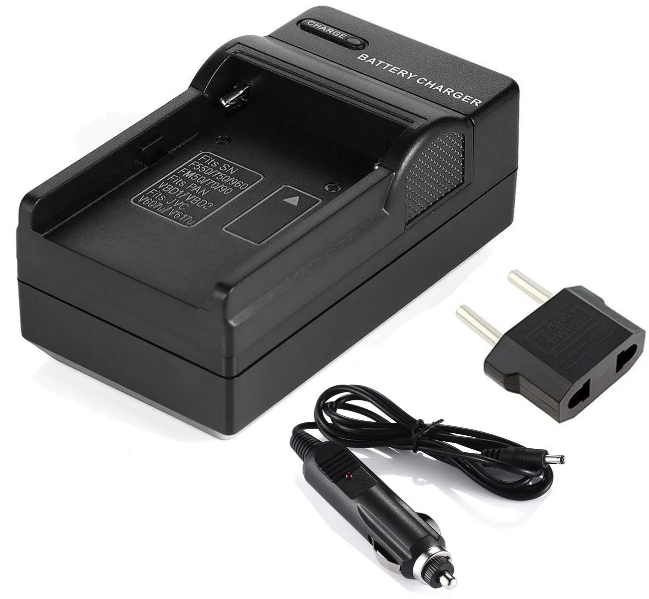 Зарядное устройство для Sony DCR-DVD91, DCR-DVD100, DCR-DVD101, DCR-DVD200, DCR-DVD201, DCR-DVD300, Handycam Camcorder