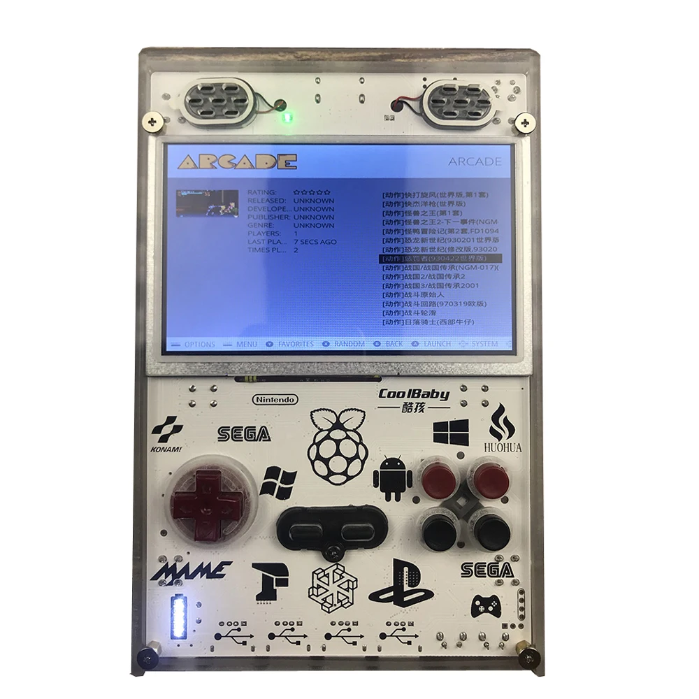 5 дюймовый HD IPS дисплей Raspberry Pi игровая площадка портативная GameHat PSP