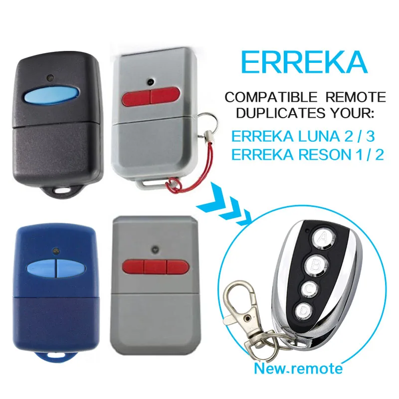 ERREKA луна-либо причине дистанционного Управление 433 92 МГц Двери Гаража Пульт
