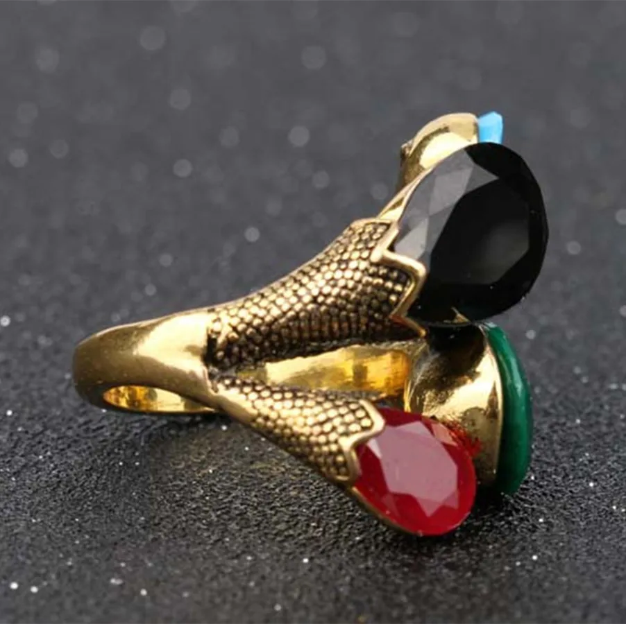 Женское кольцо на палец WLP разноцветное в стиле Бохо богемный Турецкий имитация