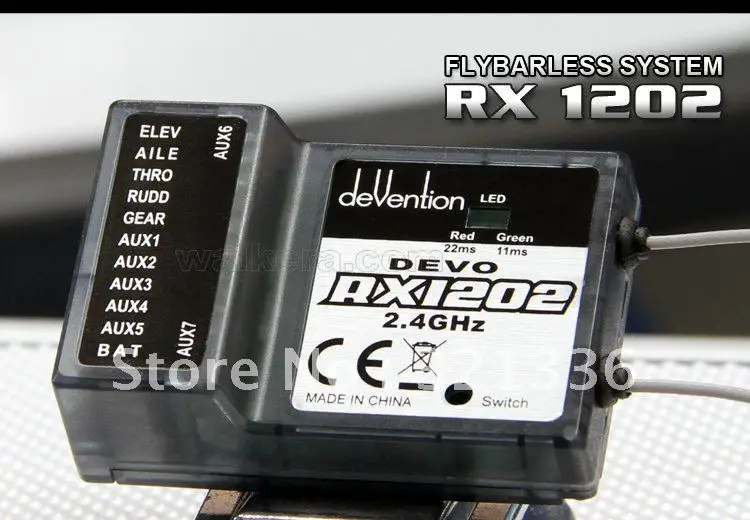Передатчик сенсорного экрана Walkera DEVO 12S 12CH 2 4G с приемником корпусом Alu