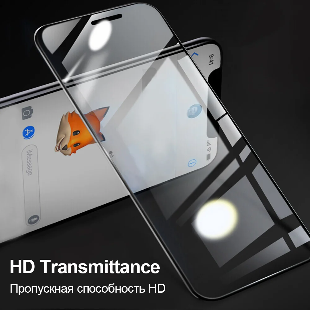 TOMKAS Защита экрана для iPhone X XS закаленное 6D изогнутое стекло XR Защитная пленка